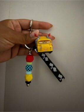 Glow in the Dark Miss Fritter Keychain - Disney Cars